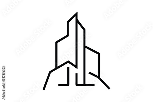 Creative Real Estate Logo Icon Design for Marketing, Agency