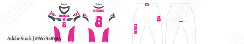 American Football jersey unif...