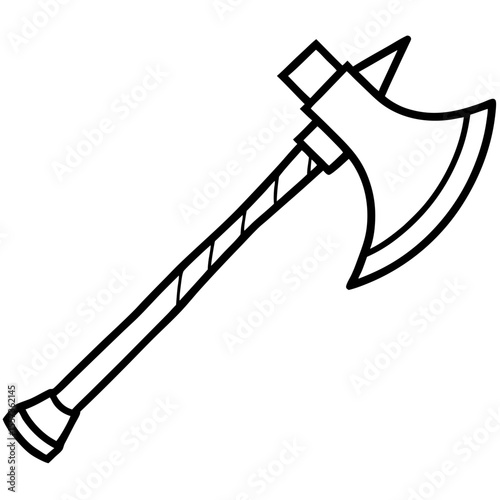 Battle Axe Art Vector