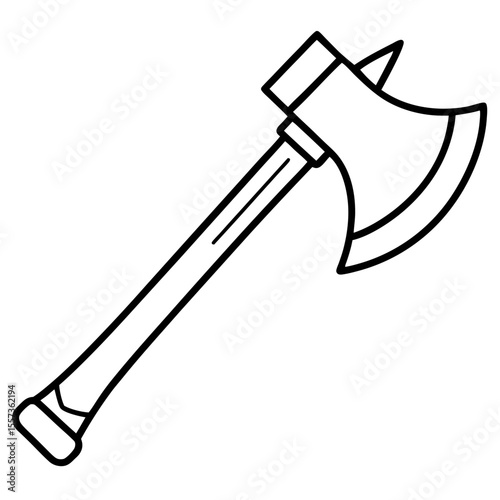 Battle Axe Art Vector