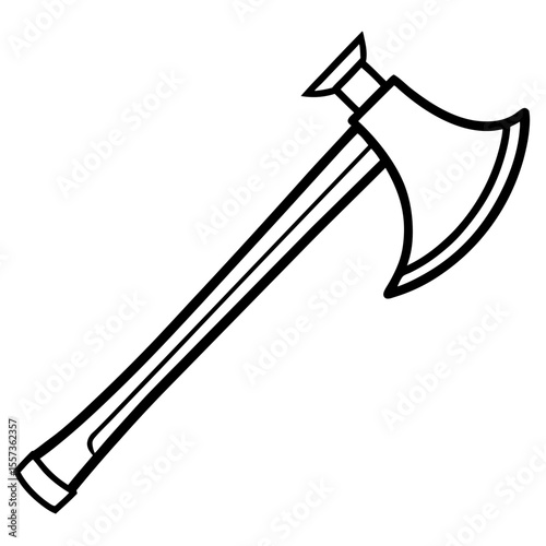 Battle Axe Art Vector