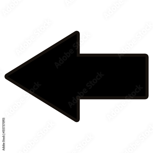 black arrow icon