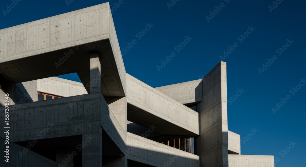 Brutalist Architecture Geometric Concrete Building Design Brutalist Architecture Geometric Concrete Building Design