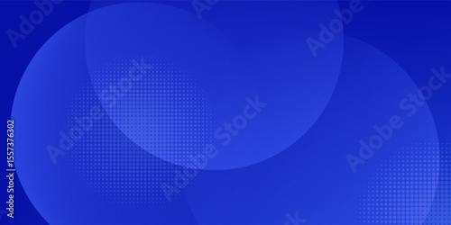 Abstract blue color background. Blue circle background.