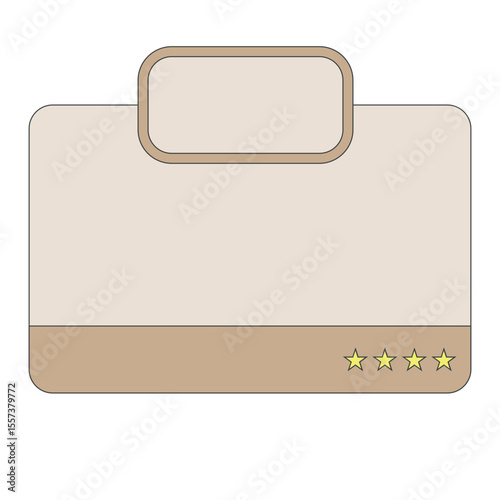 Isolated testimonial boxes of various shapes with space for testimonial text, Modern flat style vector illustration