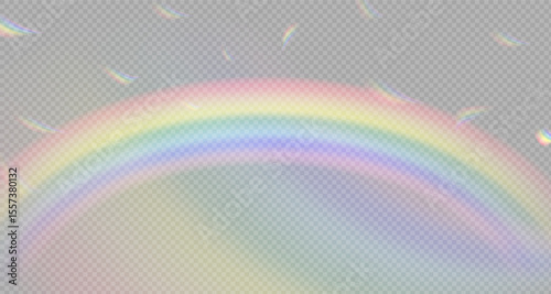 Rainbow icon, rainbow. Raindrops on transparent background. Rainbow shimmering on a transparent background. Downpour, hail rainy weather. png
