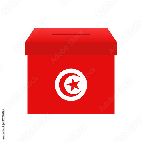 Election in Tunisia. Election Concept. Vector Illustration.