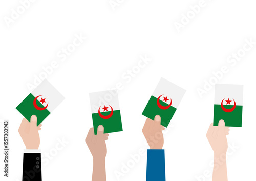 Election in Algeria. Election Concept. Vector Illustration.