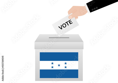Election in Honduras. Election Concept. Vector Illustration.