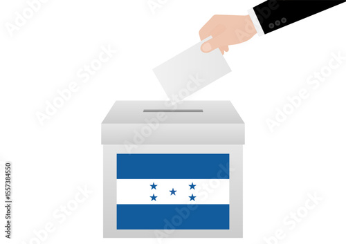 Election in Honduras. Election Concept. Vector Illustration.