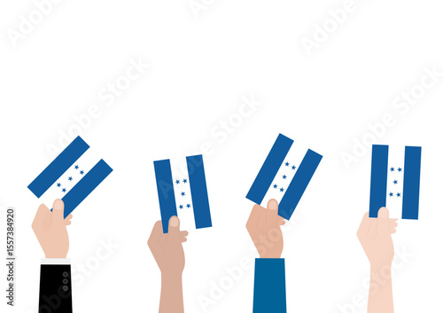 Election in Honduras. Election Concept. Vector Illustration.
