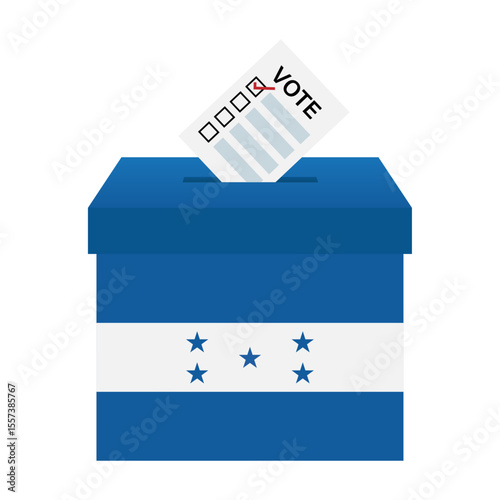 Election in Honduras. Election Concept. Vector Illustration.