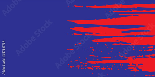 blue red brush pattern car sticker abstract banner sporty lines blue red color combination grunge brush pattern modern motorsport racing design. vector illustration.