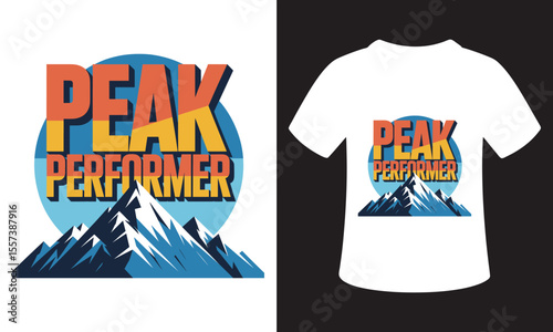 Minimalist National Mountain Climbing Day T-Shirt Design
