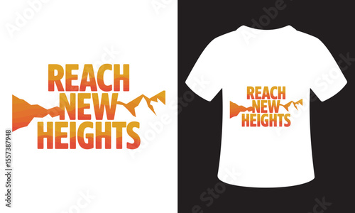 National Mountain Climbing Day Typhography T-Shirt Design