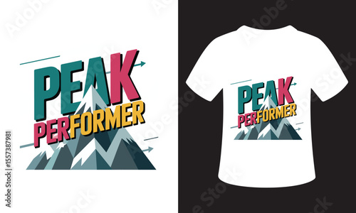 Minimalist National Mountain Climbing Day T-Shirt Design