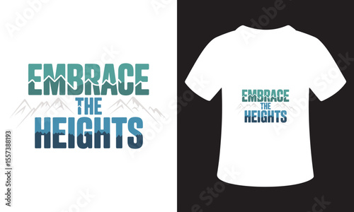 National Mountain Climbing Day Quote T-Shirt Design