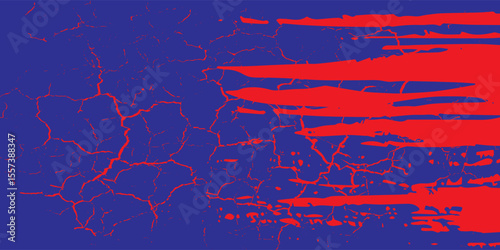 blue red brush pattern car sticker abstract banner sporty lines blue red color combination grunge brush pattern modern motorsport racing design. vector illustration.