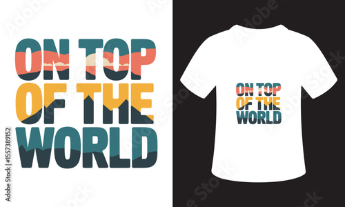 Minimalist National Mountain Climbing Day T-Shirt Design