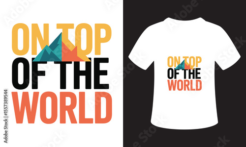 Minimalist National Mountain Climbing Day T-Shirt Design