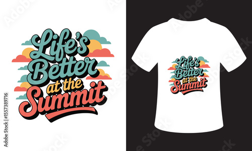 Minimalist National Mountain Climbing Day T-Shirt Design