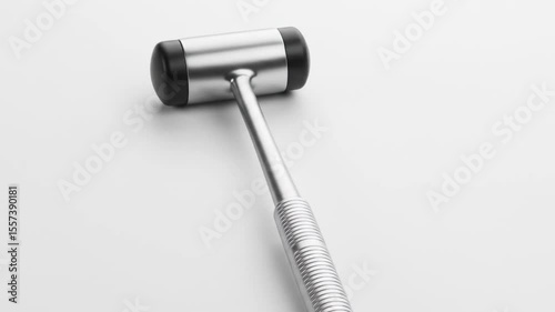 Reflex hammer with knurled handle