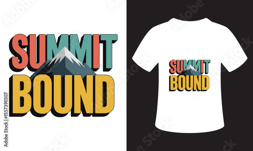 Motivational National Mountain Climbing Day T-Shirt Design