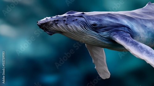 Humpback whale in the ocean
