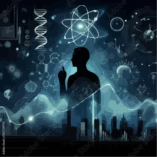 science themed digital art 48