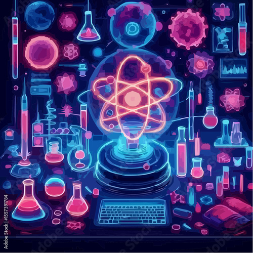 science themed digital art 40