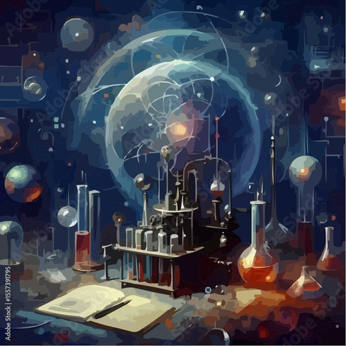 science themed digital art 36