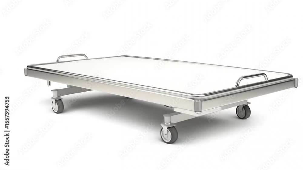 Modern medical bed illustration Modern medical bed illustration