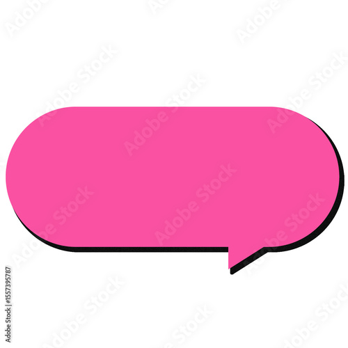 Message Box PNG Speech Bubble for Social Media Cute Text box PNG Rounded Speech Bubble PNG Transparent Sticker Clipart