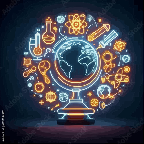 
representation of science contributing to the evolution of humanity 21