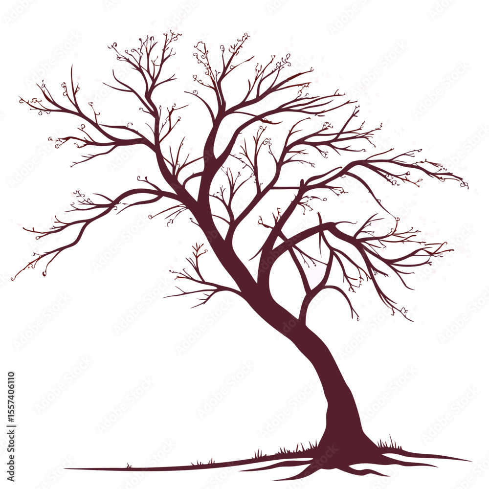 Fototapeta premium vector tree silhouette