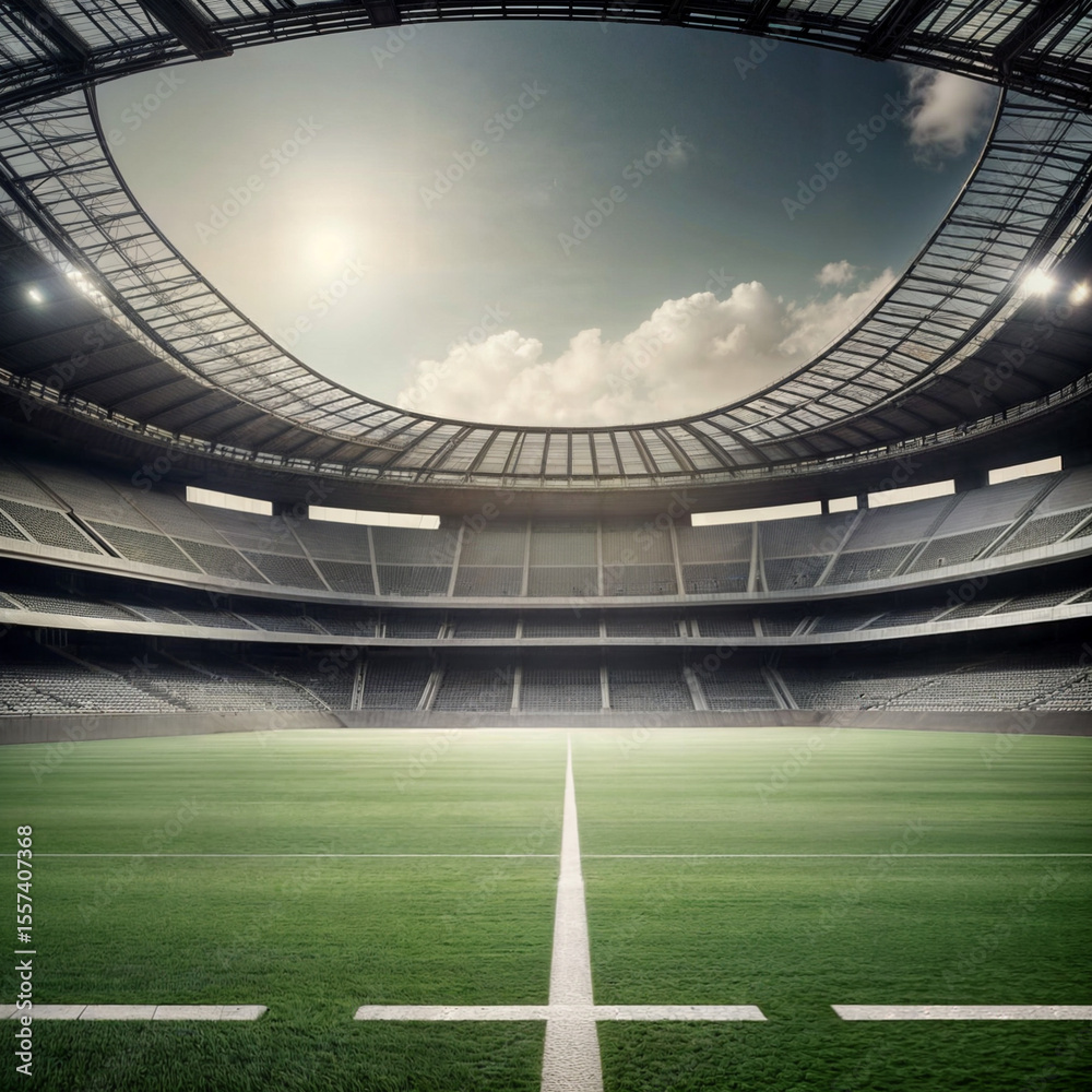 Obraz premium abstract background with a soccer ball