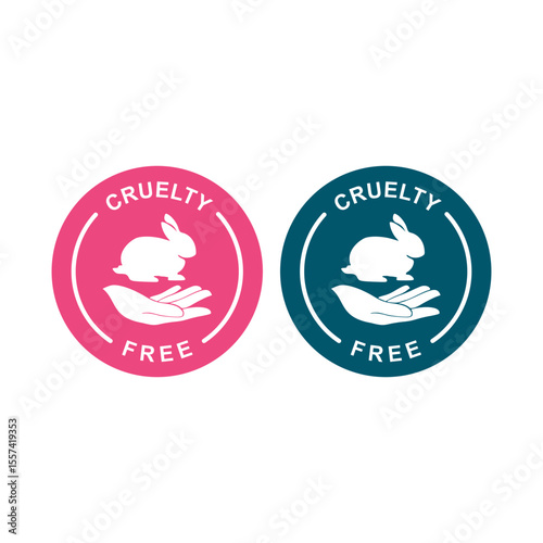 Cruelty Free logo with a bunny and hand, signifying animal-friendly and ethical products.
