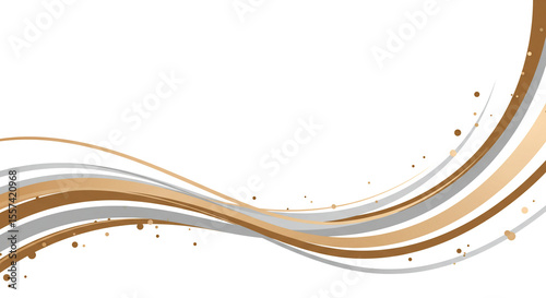 Abstract elegant wavy lines background