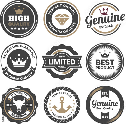 premium quality labels