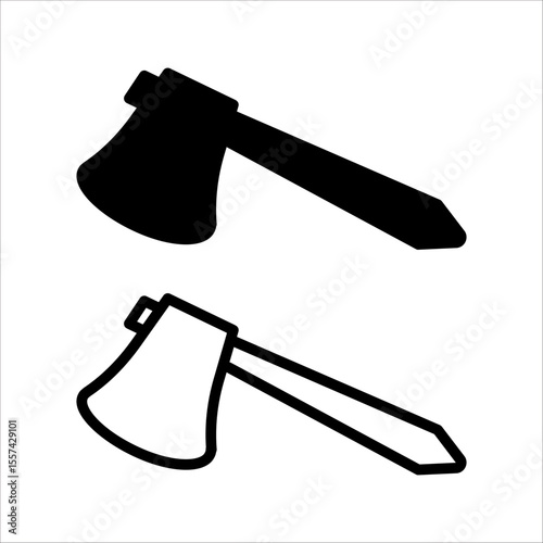 pick ax icon set. sign design illustration on white background..eps
