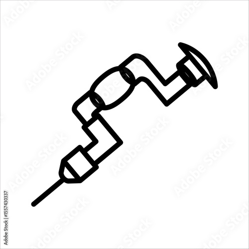 drill icon. drill symbol template for graphic and web design collection logo vector illustration