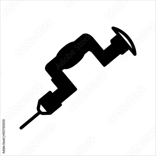 drill icon. drill symbol template for graphic and web design collection logo vector illustration