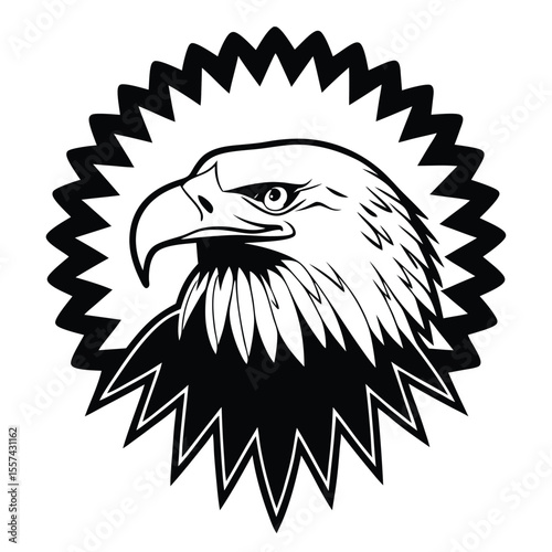 eagle head vector bold eagle head line Illustration vector sharp minimal design eagle bird vector illustration head animal eagle head artwork eagle vector bird of prey illustration strong bird head 