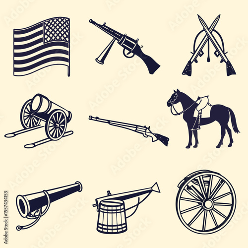 vector illustration of a set of different countries