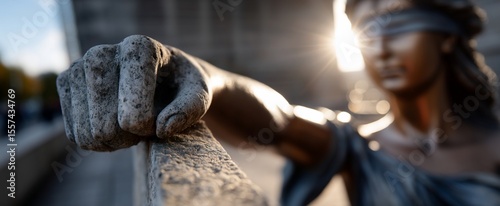 Wallpaper Mural Justice statue's clenched fist Torontodigital.ca