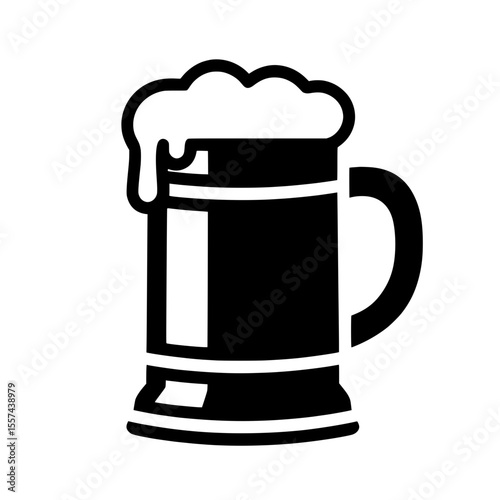 beer mug vector illustration