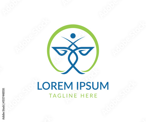Medical healthcare logo design template