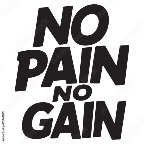 no pain no gain , mandala silhouette , vector 