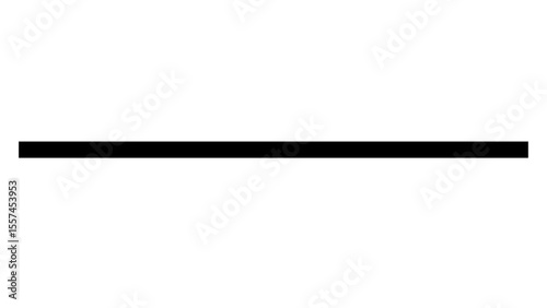 Simple straight line.