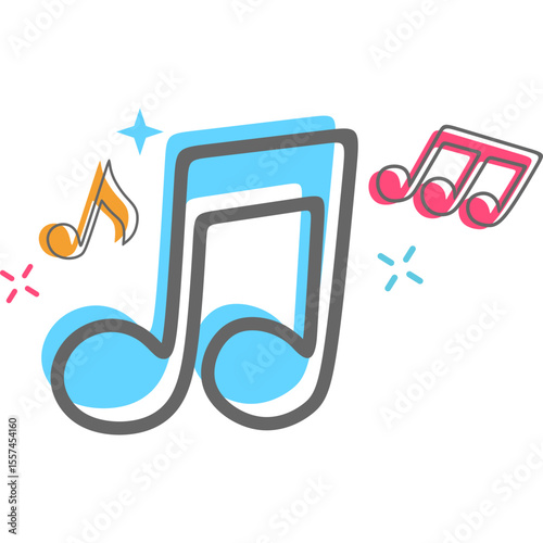Retro Musical Note